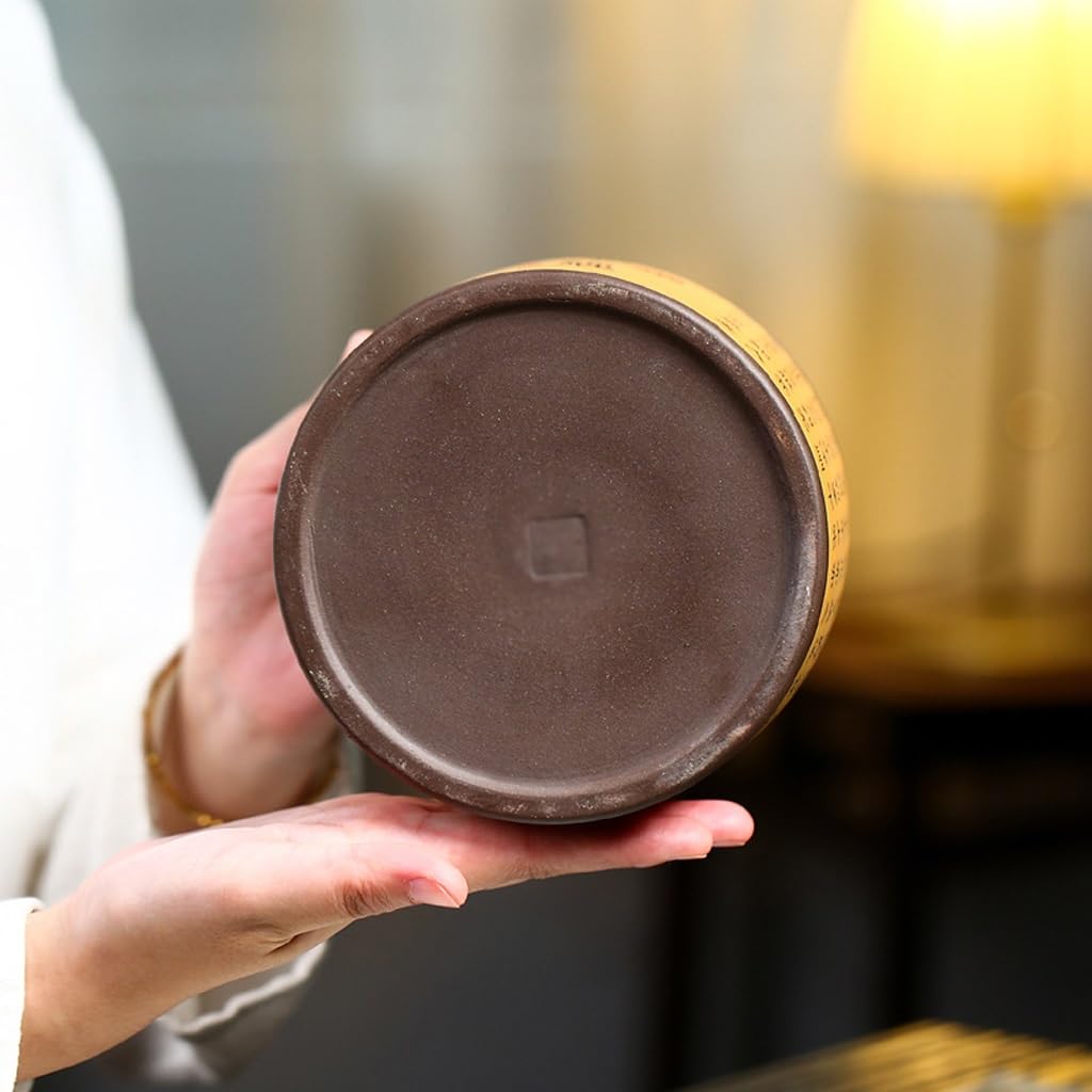 Puszka Na Herbatę Ceramiczna, Gliniana Puszka Na Herbatę, Puszka Do Przechowywania Herbaty, Domowa Czarna Herbata I Zielona Herbata Zamknięta W Puszce