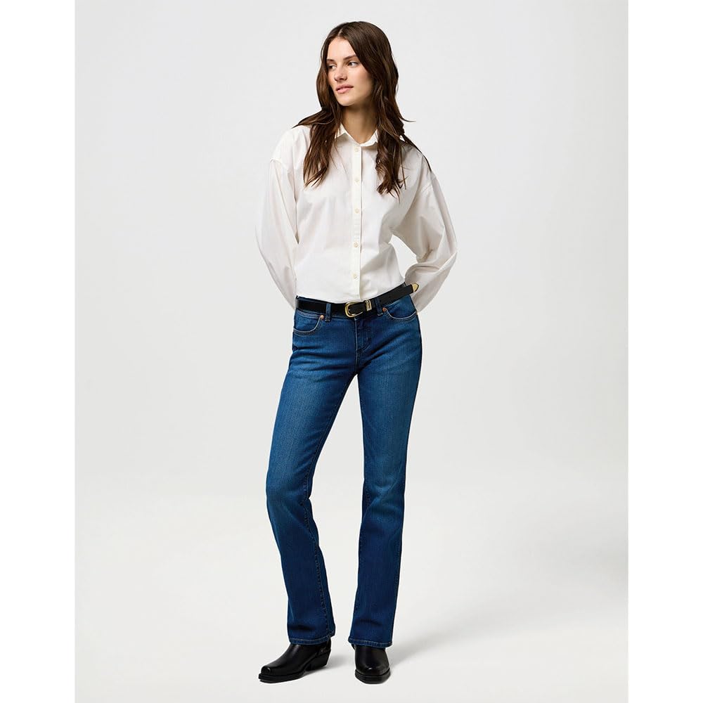 Wrangler Damen Low Rise Bold Boot Jeans