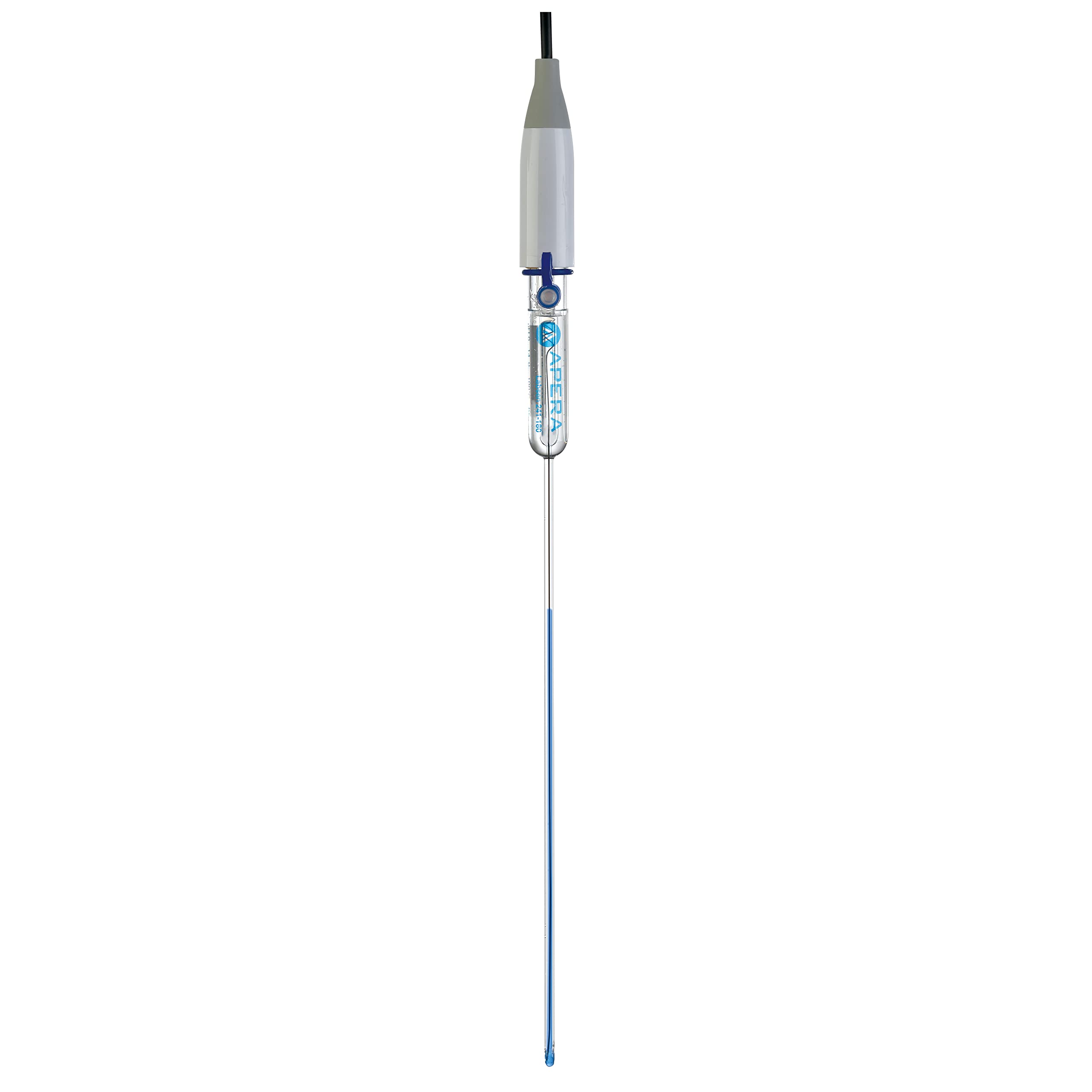 Apera Instruments LabSen 241-180 Microelectrodo de vidrio de pH para tubos NMR, conector BNC | Para tubos RMN, conector BNC
