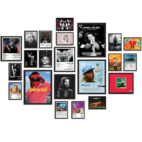 Album Cover Posters, Hip-Hop Rap R&B Room Poster Decor for