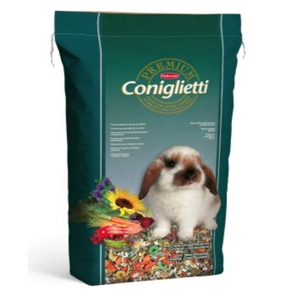 Padovan Premium Coniglietti - Alimento per conigli con vitamine - 18 Kg