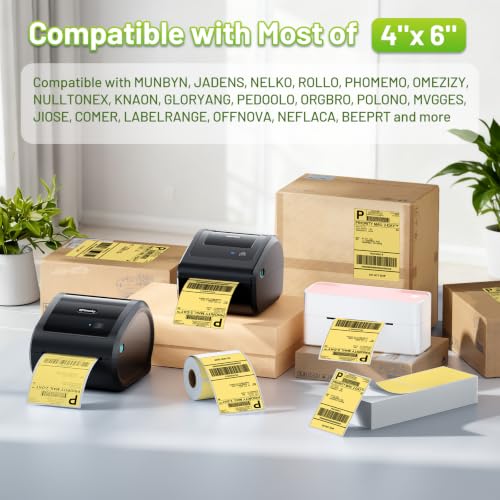 Image of 4x6 Thermal Labels, Shipping Address Label (Pack of 250 4x6 Roll Labels)