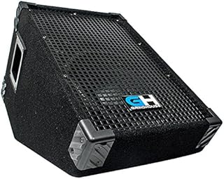 Grindhouse Speakers - GH10M - 10 Inch Passive Wedge Floor / Stage Monitor 300 Watts RMS - PA/DJ Stage, Studio, Live Sound 10 Inch Monitor