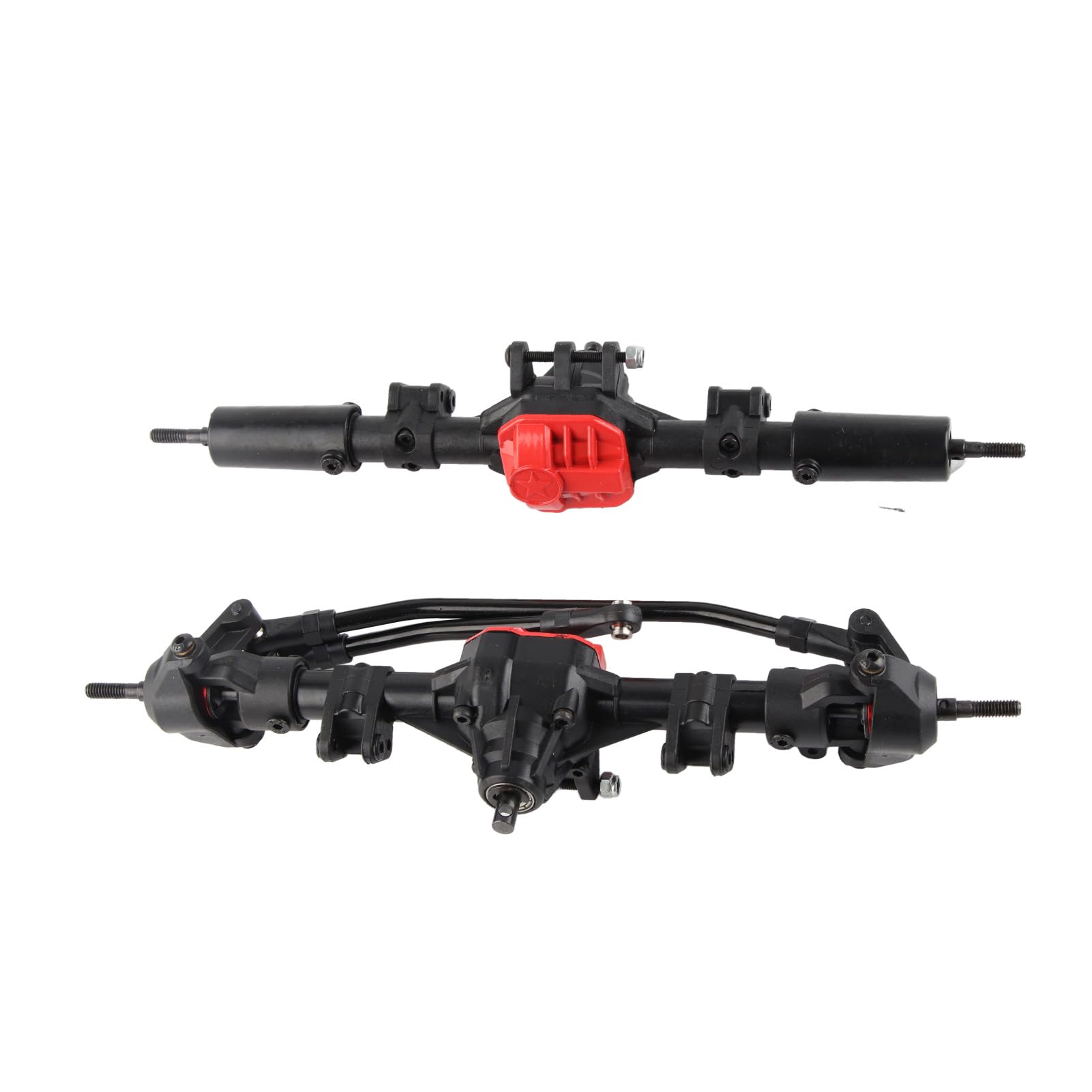 Eje de Transmisión RC, Engranaje de Acero Carcasa de Nailon Mayor Distancia Al Suelo Ejes de Transmisión SCX10, Piezas de Orugas RC 1/10 con Dientes de Engranaje 38T/15T 2 Piezas Eje de de