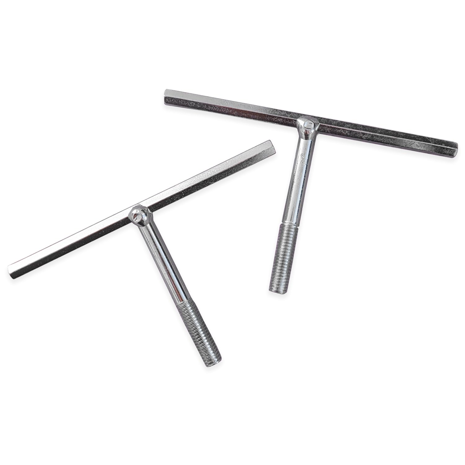 Spudulica Aluminium Manhole Lifting Keys - Set of 2 - ONLY Keys Threaded Replacement/Spare Cover Lid Lifters (DS-60 (M8 Thread)) Not Generic