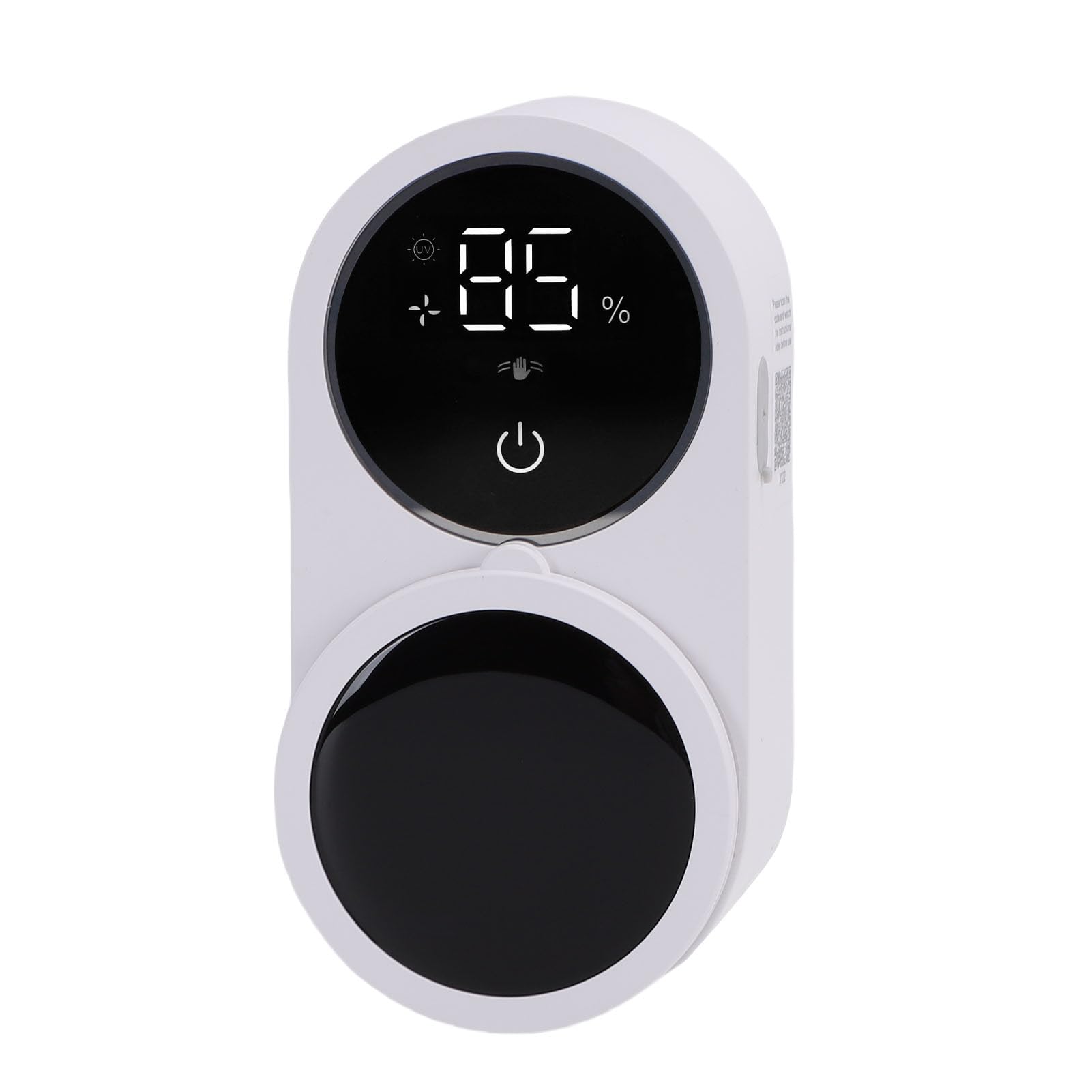 banapoy Limpiador Cepillos Dientes Montaje en Pared, Cubierta Detección Automática Tapa Sensor Movimiento y Luz de Limpieza para Cepillos de Dientes Eléctricos Manuales (White)