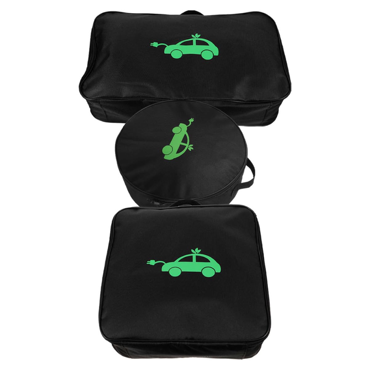 3 Pezzi Borsa Organizzatore per Cavi di Ricarica Ev, Stoffa Oxford, e Antishock, Grande capacità, per Auto Elettriche e Camper