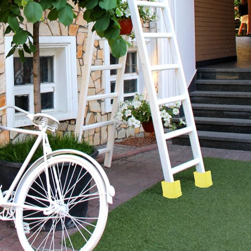 Almohadillas protectoras para pies de escalera de goma estables en suelo doméstico 5