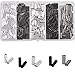 AGOOL 500pcs Barrel Crimp Sleeves Kit Single Double Crimping Loop Sleeve Aluminum Copper with Black Oxidized Fishing Crimp Sleeves Kit for Wire Rope and Cable Fishing Line Crimps for Leader Rigging