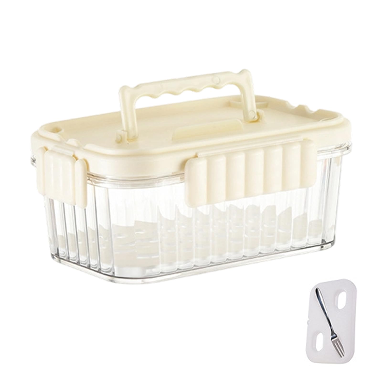 our fave Stackable Seasoning Storage Box Lunch Holder Container for Hiking Trips Practical Kitchen Gadget Portable Camping Refrigerator Box