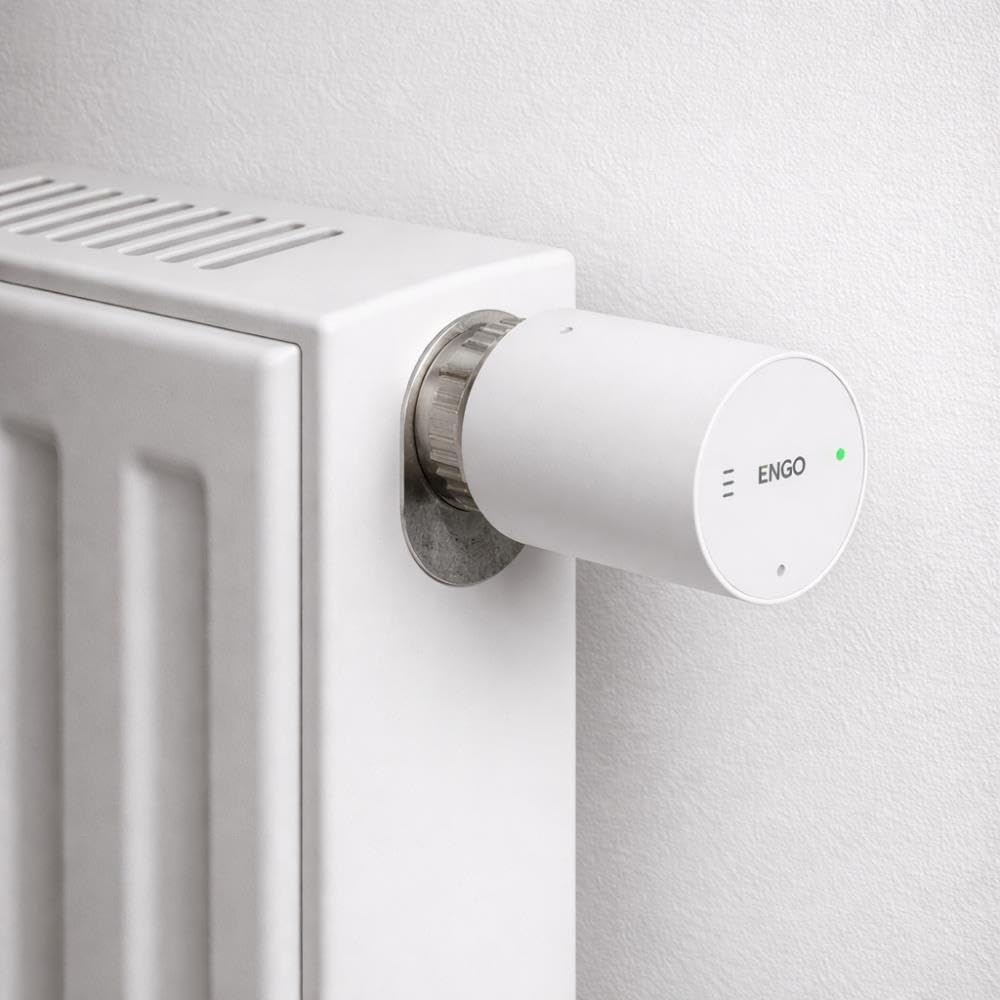 ENGO E25 zestaw startowy inteligentny termostat Zigbee bezprzewodowy termostat pokojowy z inteligentnym zaworem grzejnika i bramą, sterowany aplikacją system grzewczy do grzejników, inteligentne