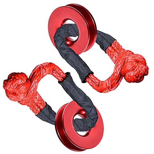 Astra Depot 2 Sets RED Snatch Recovery Ring 41,000lbs + 1/2