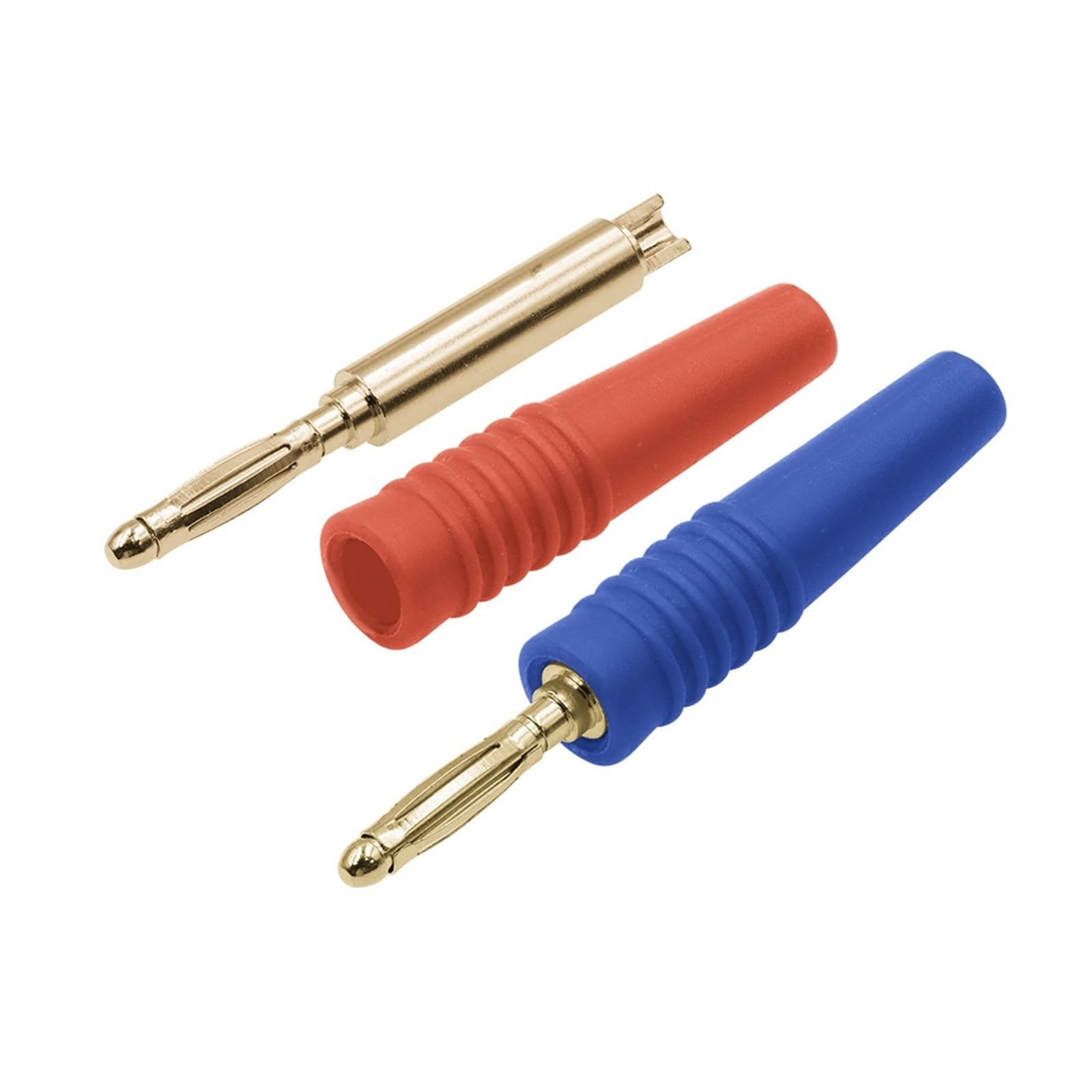 100 szt. 2 mm adapter złącza elektrycznego 5 kolorów czarny/czerwony/żółty/zielony/niebieski (7)