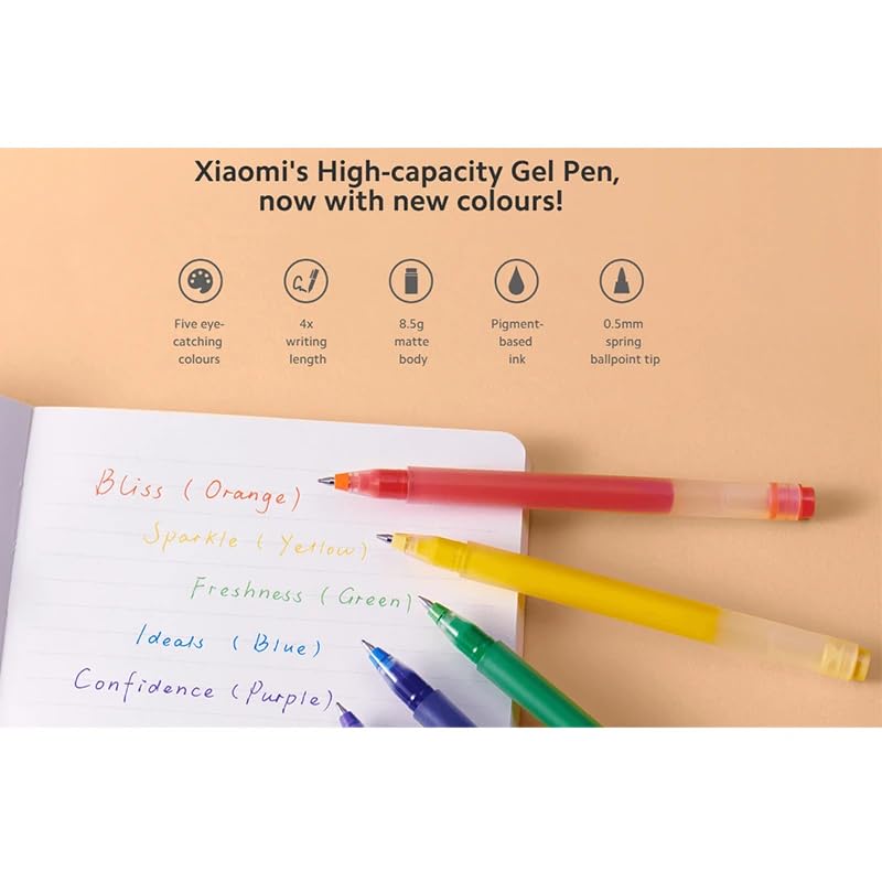 Xiaomi High-capacity Gel Pen (5-pack)