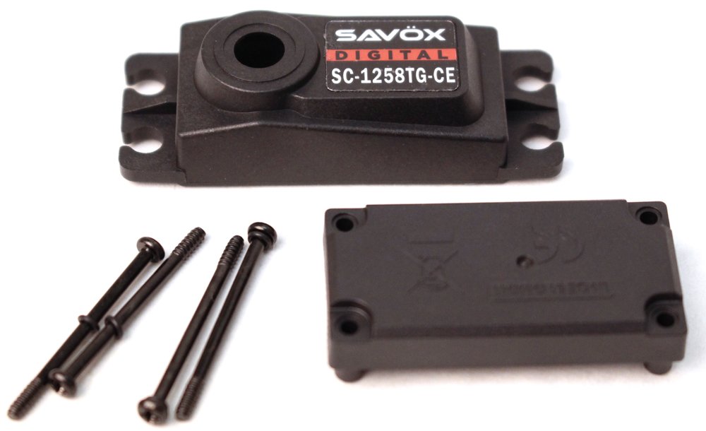 Savox Servos CSC1258TG-CE Top & Bottom Case with Screws for SC1258TG-CE Cavalieri Edition Servo