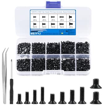 M3,M4,M5,M6 Countersunk Socket Head BOLTS (Screws) A2 S/Stl Nylocs & Washers E - Foto 10