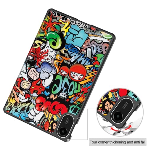 Image of ProElite Case Cover for Xiaomi Redmi Pad 2 11 inch Case, Slim Trifold Flip case Cover for Xiaomi Redmi Pad 2 11 inch Tablet [Auto Sleep Wake Feature], Hippy