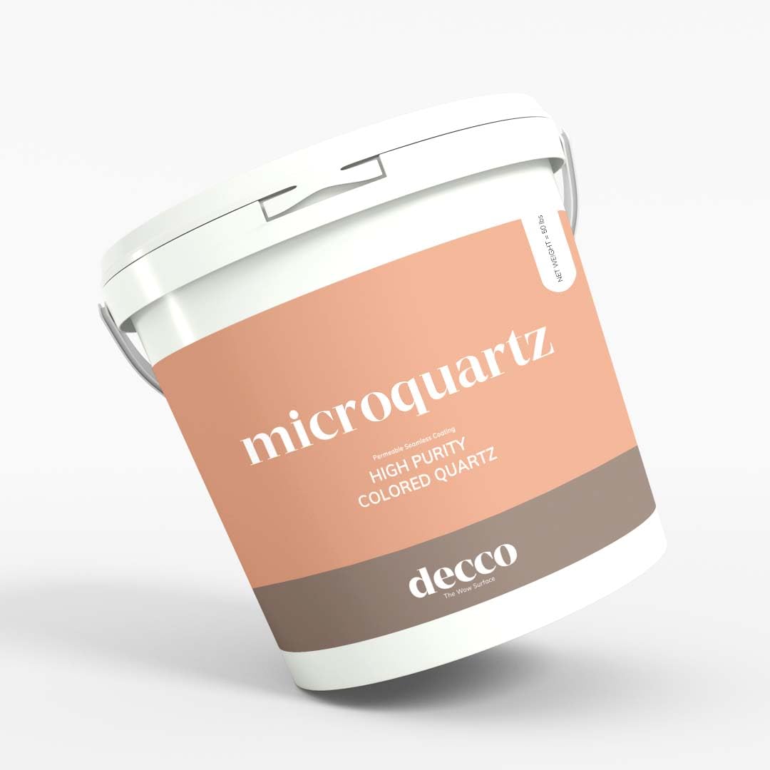 decco House of MicroQuartz 20kg - Listo al uso con polímero - Aplicaciones horizontales y verticales - Color: BREAKING DAWN