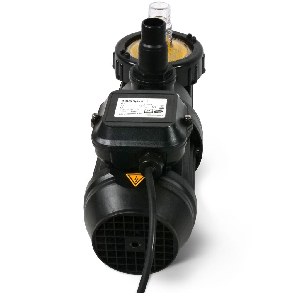 Poolpumpe AQUA Splash II 6 m³/h - Effiziente Filterleistung - Leise, robust & ideal für Pools bis 30 m³ - Made in Germany