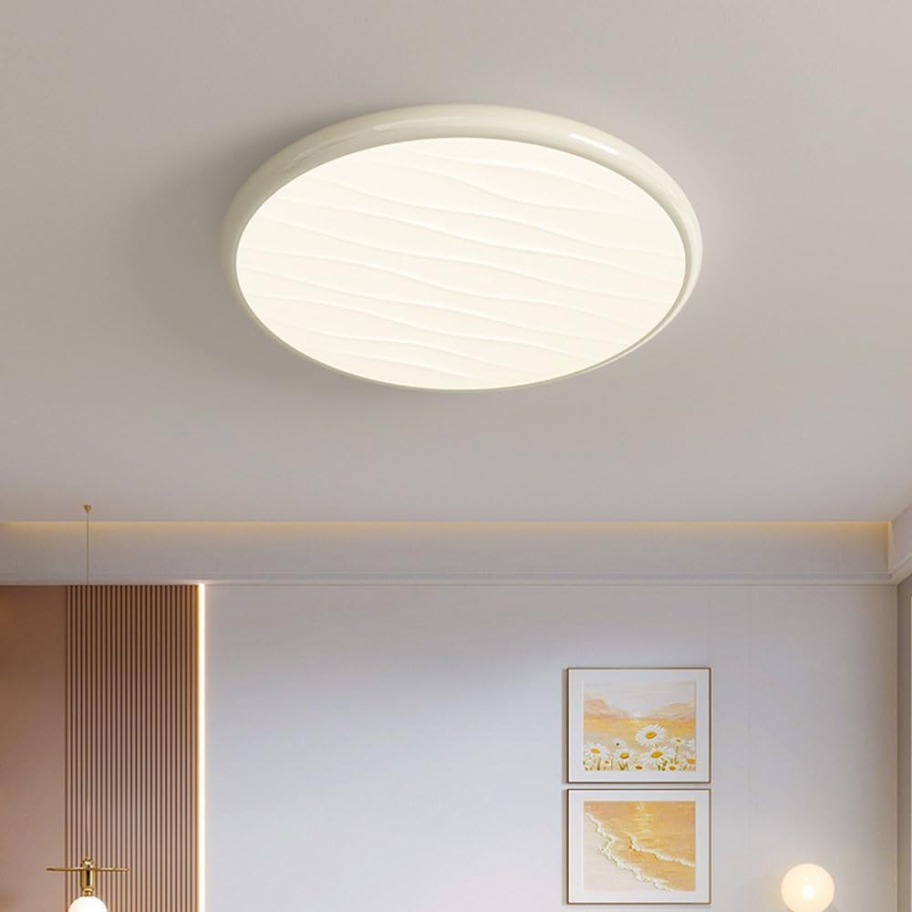 Plafonnier LED encastré ultra-plat nickel brossé avec télécommande