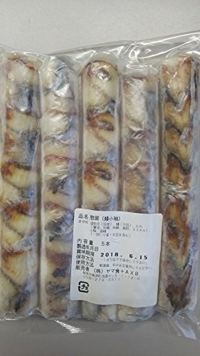 鰻小袖　（　うなぎ道明寺　）　５本　（　本約Φ2.5ｃｍ×16ｃｍ　）　大人気商品　解凍後お好みの大きさにカットしてお召し上がり頂けます。