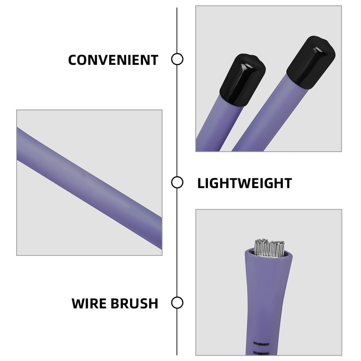 Balais Métalliques Rétractables Pour Batterie Avec Manche Ergonomique Accessoires Pour Percussionnistes Jazz Et Répétitions