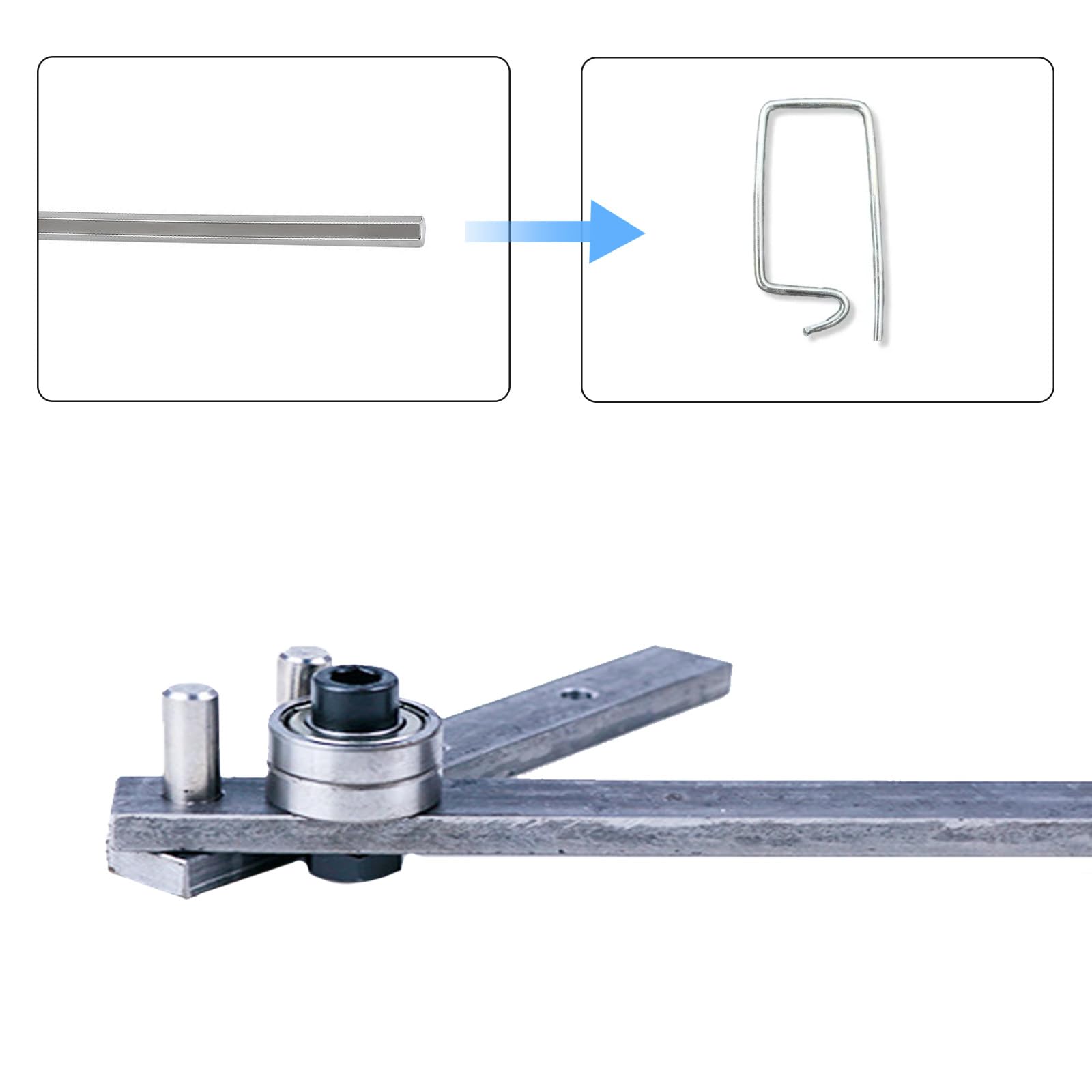 Macchina Piegatubi Manuale di 1-10mm, Curvatubi Manuale, Piegatrice Per Aste di Ferro, Manuale In Acciaio Bar Bender di Costruzione per Acciaio Rotondo, Acciaio di Rinforzo, Ferro Piatto