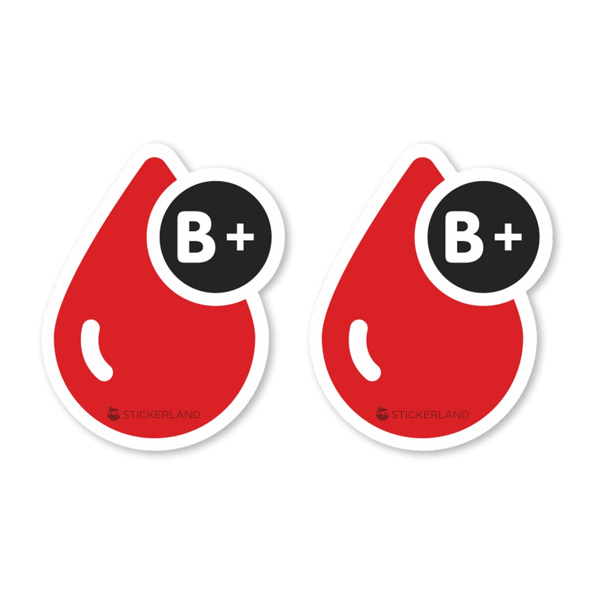 STICKERLAND I Donate B Positive Blood Group Vinyl HD Quality Multicolor Waterproof PVC Sticker for Laptop, MacBook, Mobile Phone, Refrigerator, Notebook, Guitar, Journal, Kids & Adults (Pack of 1)