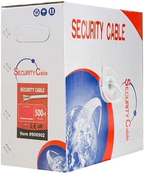 🔥 Cаѕhbасk uр tо 70% Cables Direct Online, Bulk 18/4 Stranded Conductor Alarm Control Cable 500ft Fire/Security Burglar Station Wire Security (Unshielded), 18/4, Stranded, 500ft)