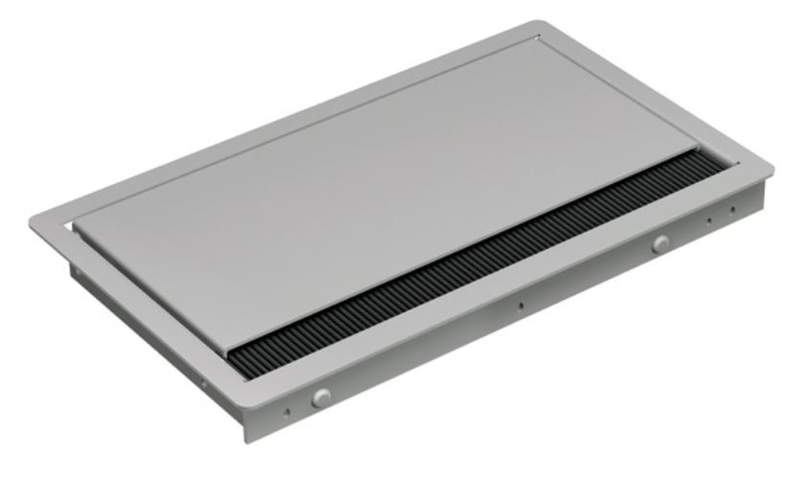 Cadre d'encastrement BACHMANN CONI COVER gris passe-câble table - 3