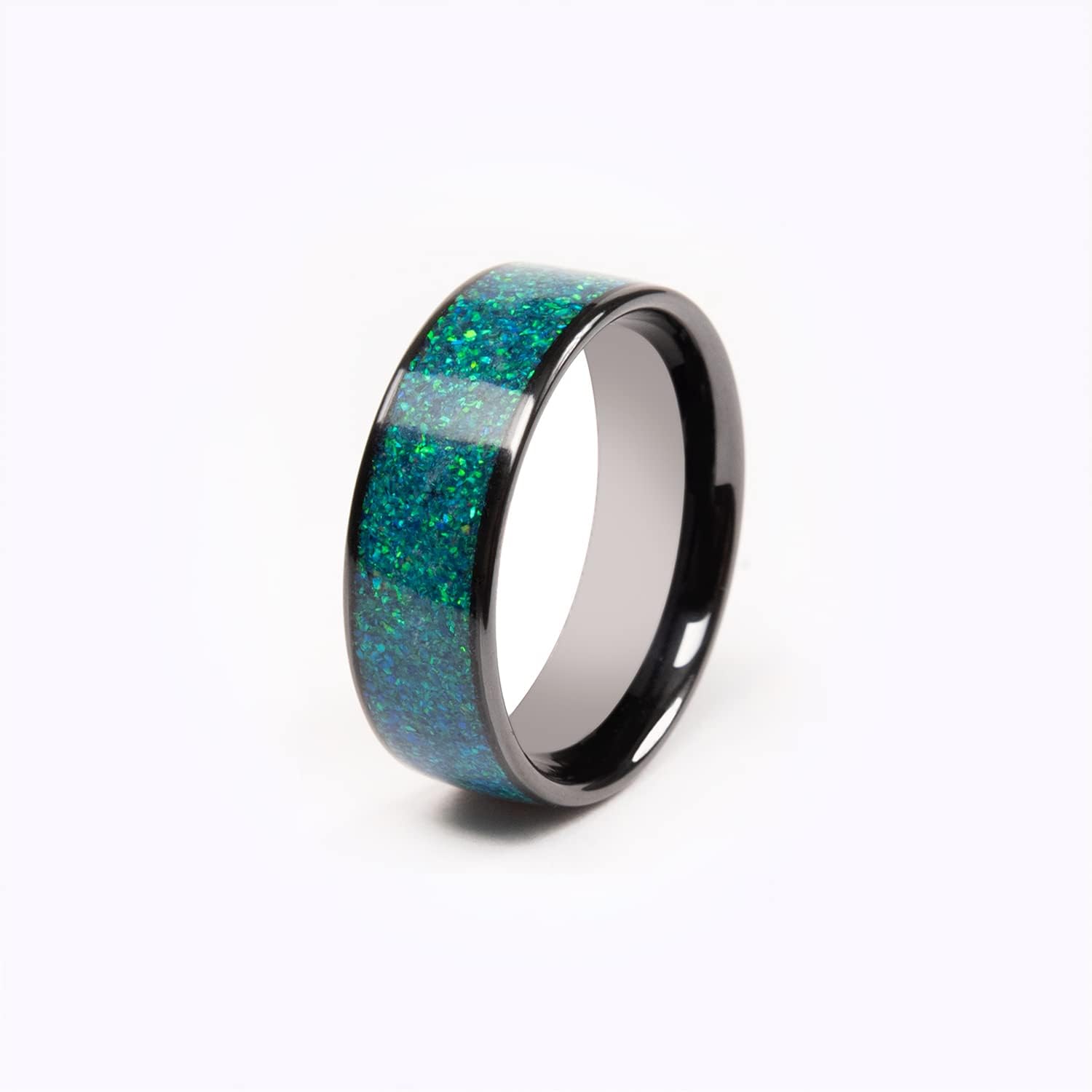 CNICK Tesla Smart Ring Accessories: Ceramic Ring for Model 3/Y/X/S and Cybertruck to Replace Key Card Key fob. (11, Opal)