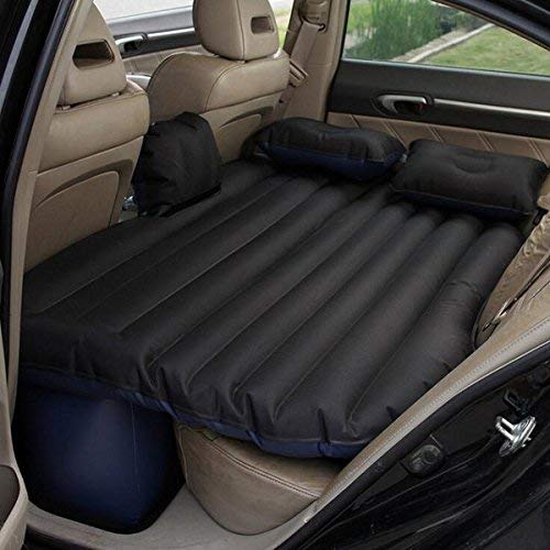 PETRICE CARBED Car Inflatable Mattress Air Bed with Pump (Black
