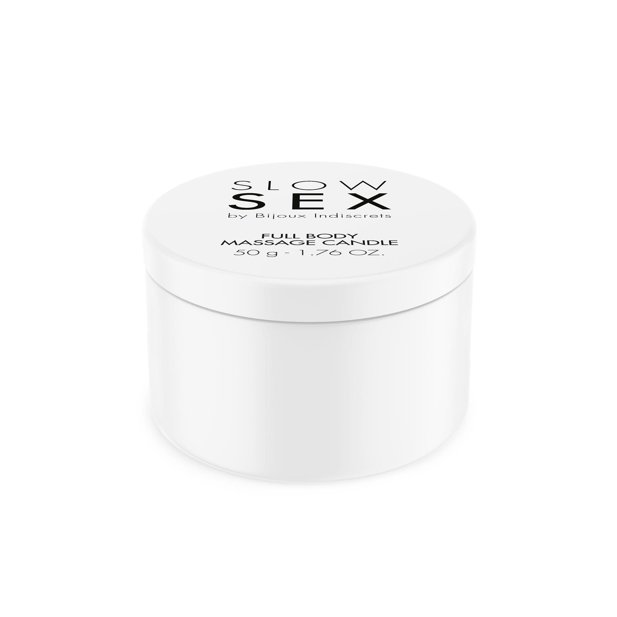 Bougie de massage érotique - Avec des huiles naturelles et végétaliennes - Sans cire - Parfum de noix de coco -Massages Corporels Complets - 50g