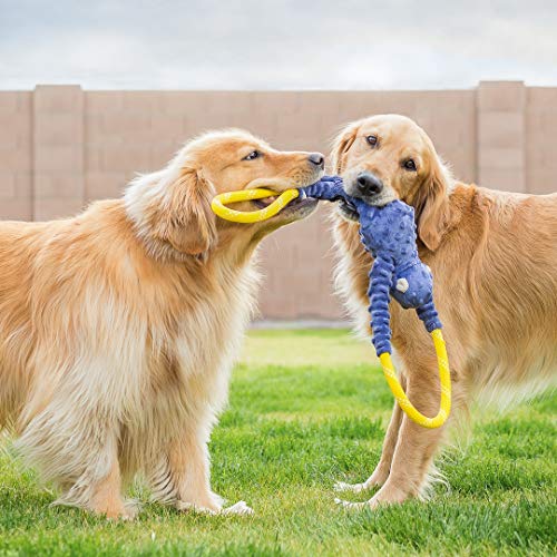 Zippypaws ZP808 Ropetugz Blue Monkey Dog Toy - Durable Rope, Squeaky Chew Toy thumb #1