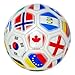 Tripact Inc Country Flags Soccer Ball Size 5, World Club National Teams, Flag Soccer Ball Size 5 World Cup Size 5