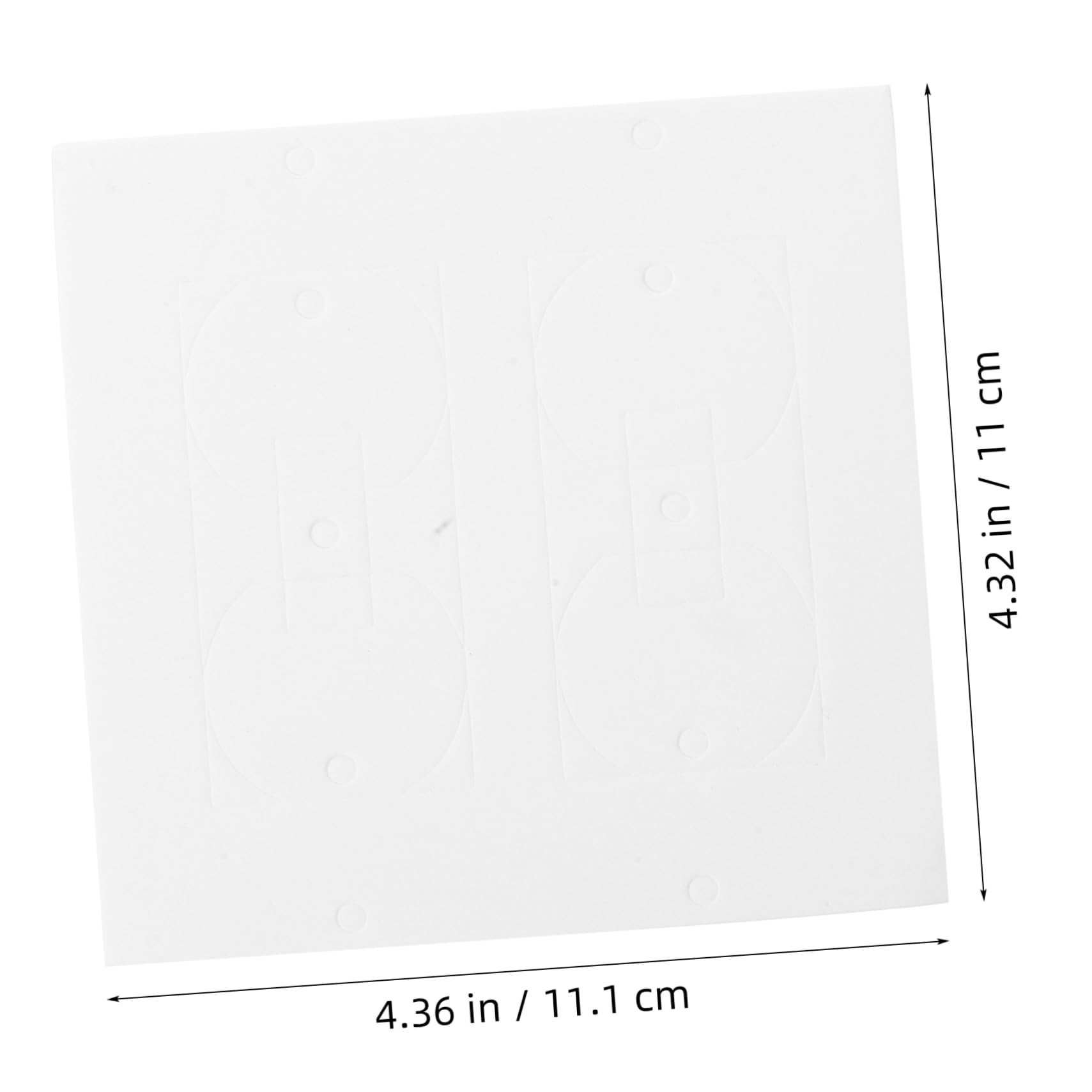 HOLIDYOYO 30Pcs Silicone Outlet Covers Insulation Pads for Electrical Outlets and Wall Plates Easy Installation High Resilience Fits Sockets Optimal Insulation Performance