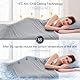 IKALIFE Kühldecke Leichte Kühlende Decke - 2 in 1 Doppelseitige Sommerdecke Q-Max>0,5 Dünne Selbstkühlende Decke Sommer Cooling Blanket zum Schlafen Kältedecke für Menschen Bett 150 x 200 cm Grau