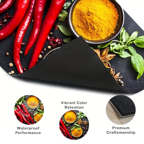 Image of Nuxovilar Stove Top Cover Cooktop Protector 20.4x28.3in Polyester Glass