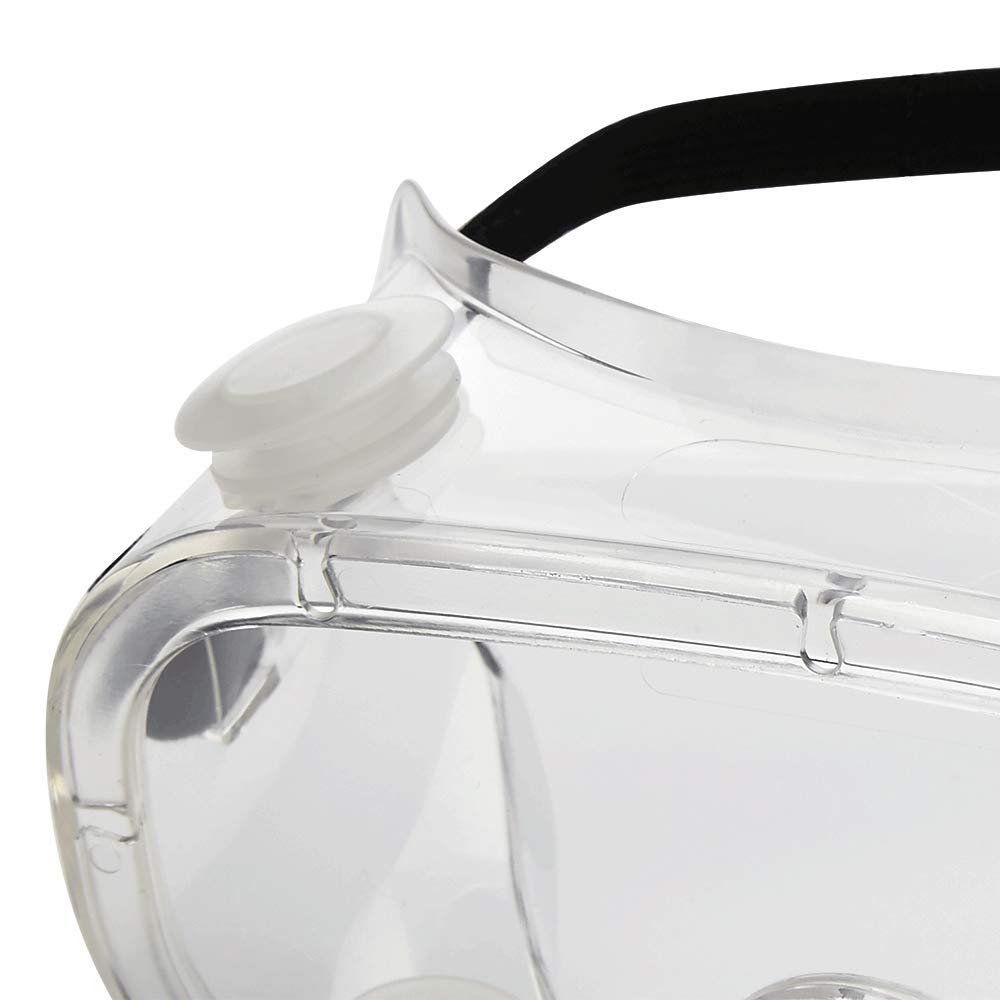 Sellstrom 81200 PVC Advantage Indirect White Vent Economy Protective Goggle, Green Tinted Body/Clear Lens by Sellstrom