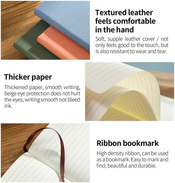 Miniatura 5 de Cuaderno personalizado, puede grabar logotipo, textoimagen, cuaderno A5 personalizable, diario diario para escritura, 192 páginas rayadas de 8.3 x