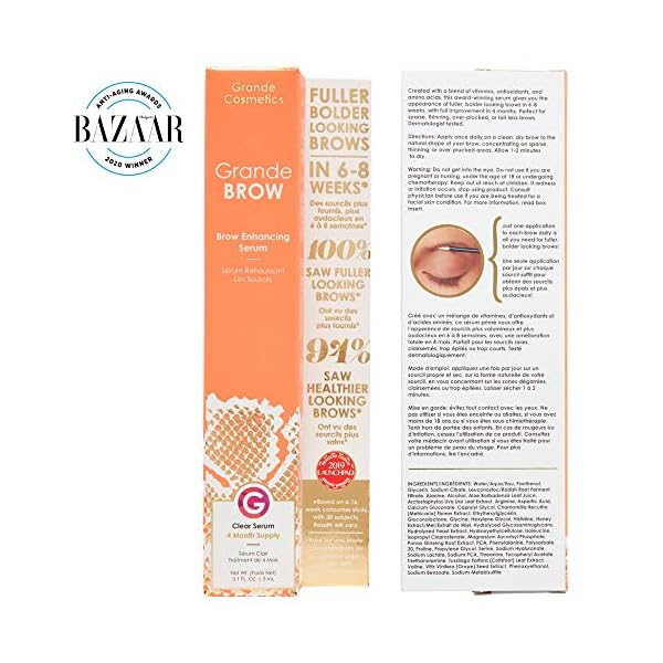 Grande Cosmetics GrandeBROW Brow Enhancing Serum, 0.1 Fl Oz