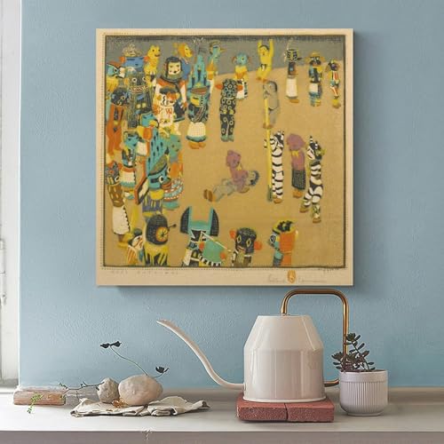 Toile Hopi Katcinas Gustave Baumann : la solution pour vos murs vides - 2