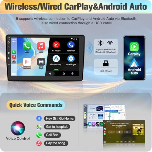 Radio para Jeep Wrangler 2007-2018 con pantalla de 10.1" miniatura 4