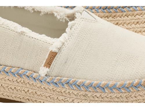 Image of TOMS Women's Valencia Platform Espadrille, Textile Upper, OrthoLite Insole