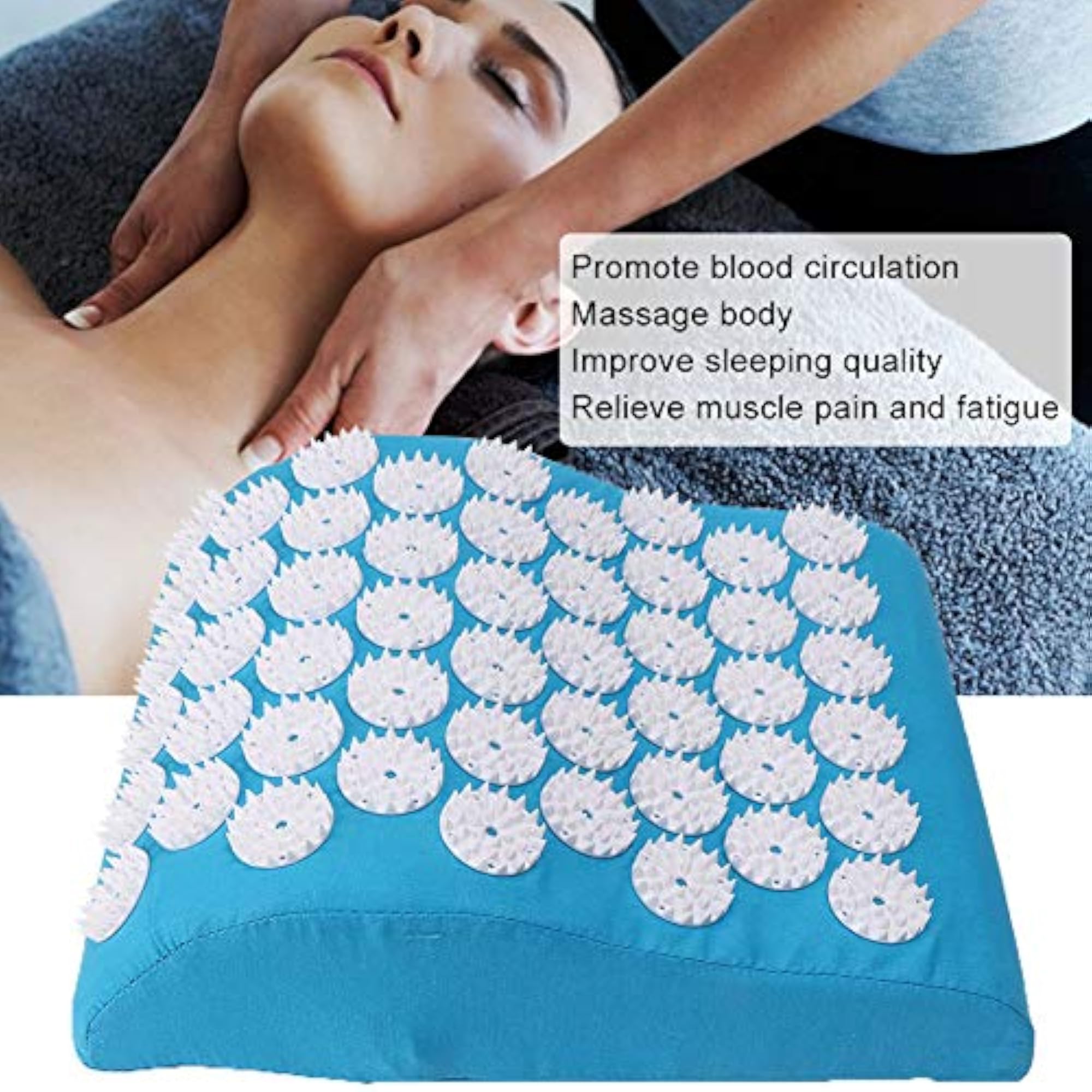 Acupressure Pillow - Safe Massage Pillow for Home Use