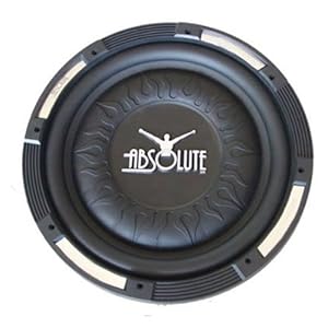 Absolute XS-1000 10-Inch 4-Ohm Xcursion Series Slim Subwoofer – Single
