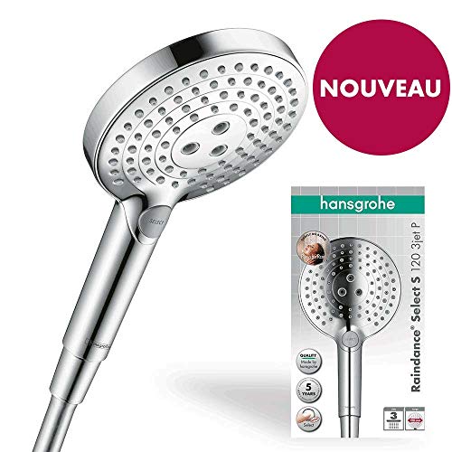 Hansgrohe 26014000 Douchette Raindance Select S 120 3 Jets PowderRain
