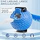 Gofady Katzenball Elektrisch Wiederaufladbar mit Powerball Katze - Interaktiver Spielball für Katzen 360°, Katzenspielzeug Ball Elektrisch mit USB & LED-Leuchten (3 Modes, Blau)