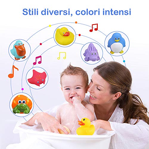 Lictin 15 Set Giochi da Bagno per Bambini