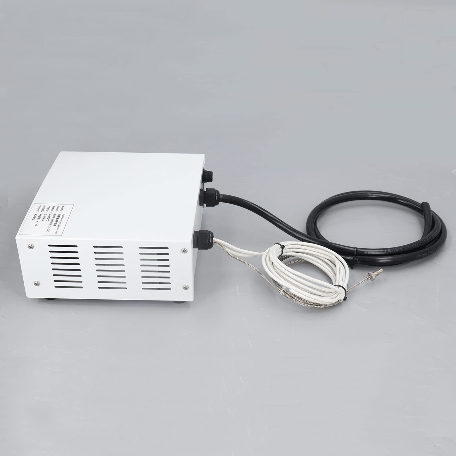 Ejoyous PID-Temperaturregler, Digitaler Edelstahl-Thermostat mit K-Sonde, AC220V SSR-Ausgang, 32 Bis 752 Fahrenheit, für Öfen, Wassertanks, Heizplattformen (#2)